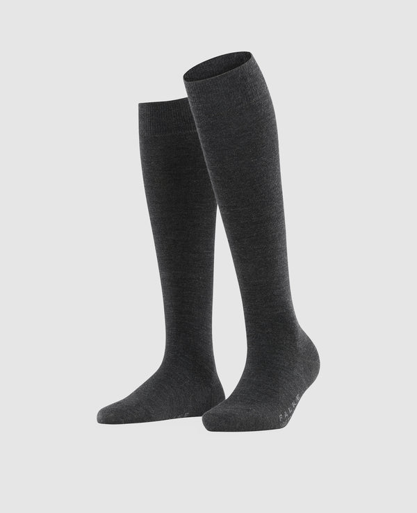 Falke Softmerino Women Knee-high Tights - Anthracite Melange