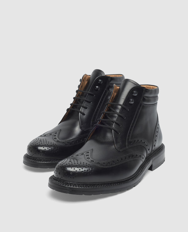 Janosh K Full Brogue BC - Black