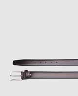 Men’s Patina belt in black/brown - Black Brown